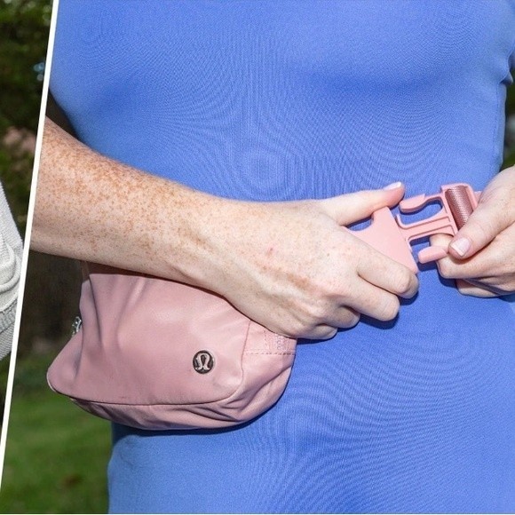 Lululemon Everywhere Belt Bag 1L Water Repellent NWT Fanny Pack Pink Pastel - Picture 13 of 16